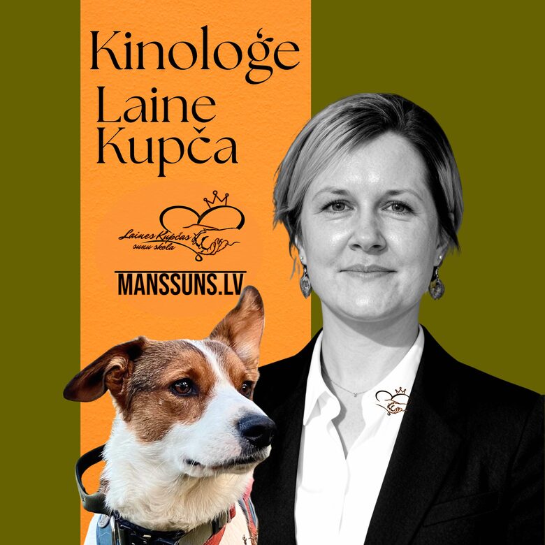 suņu skolas MansSuns.lv vadītāja KINOLOĢE LAINE KUPČA